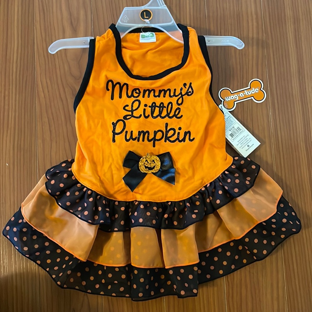 Mommy’s Little Pumpkin Dog Halloween Costume ~ Large